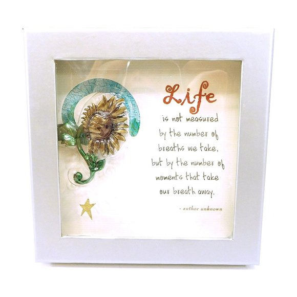 New Sunflower Brooch Pin Darling Dash Life Inspiration Card - Picture 1 of 4
